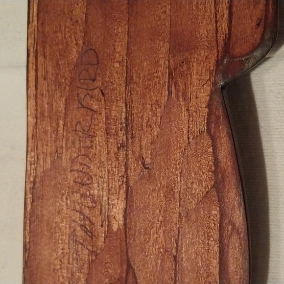 Authentic Todd Watts indigenous Genuine hand carved cedar bark totem - Picture 6 of 8